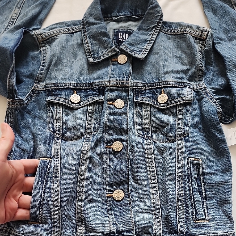 GAP Kids Classic Blue Jean Jacket - Picture 4 of 10
